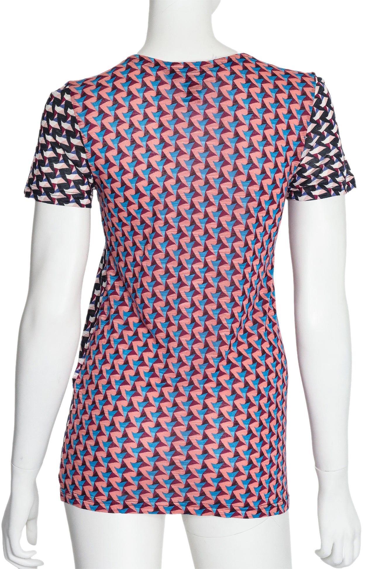 MARC BY MARC JACOBS - A SHORT SLEEVE GEOMETRIC PRINT SHIRT