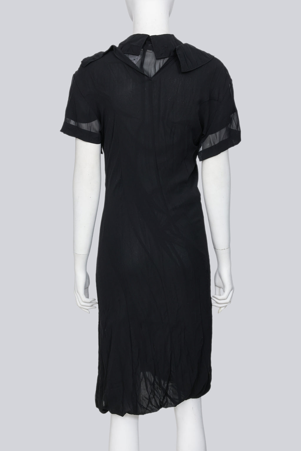 JUNYA WATANABE COMME DES GARCONS - A BLACK REVERSIBLE DRESS