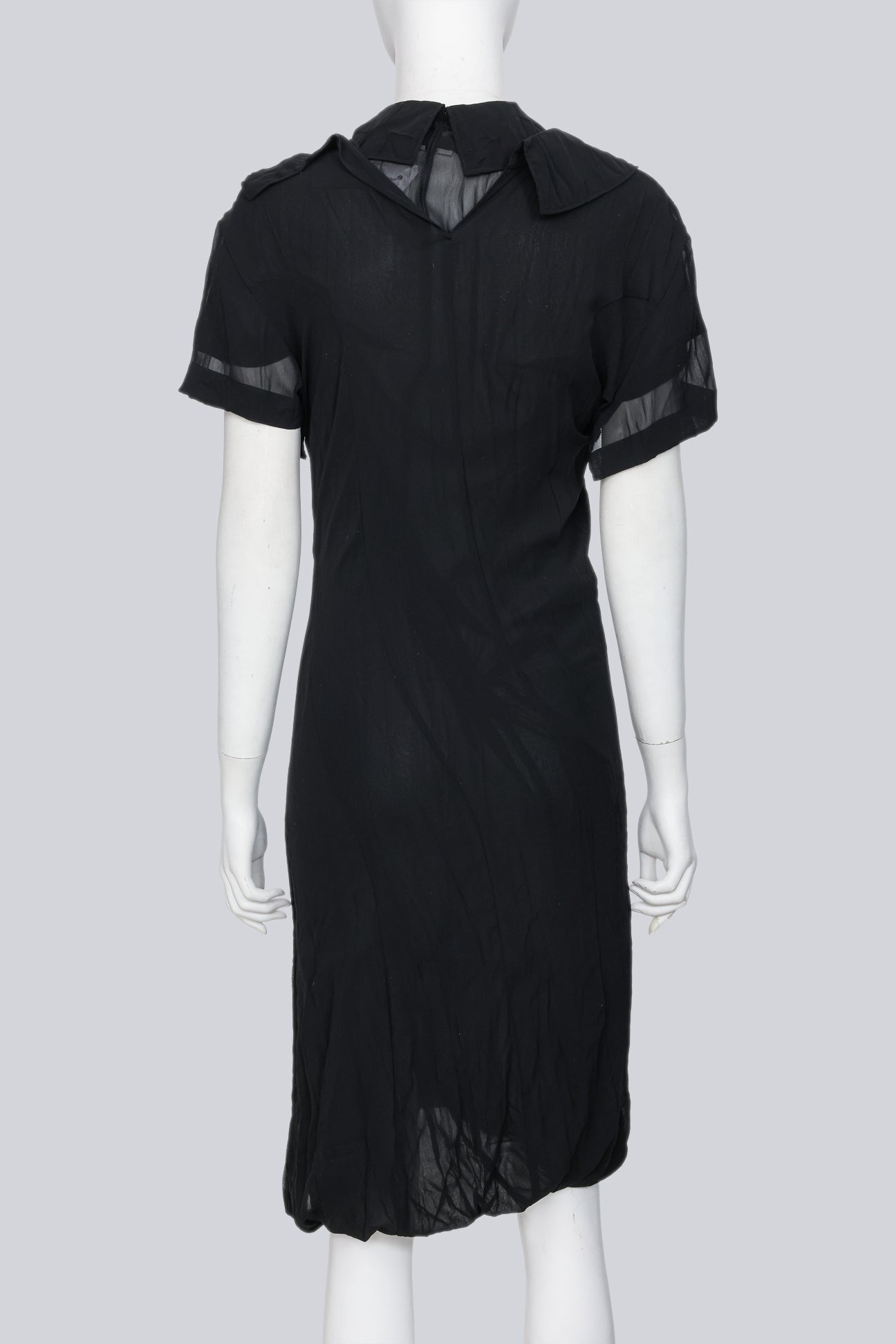 JUNYA WATANABE COMME DES GARCONS - A BLACK REVERSIBLE DRESS