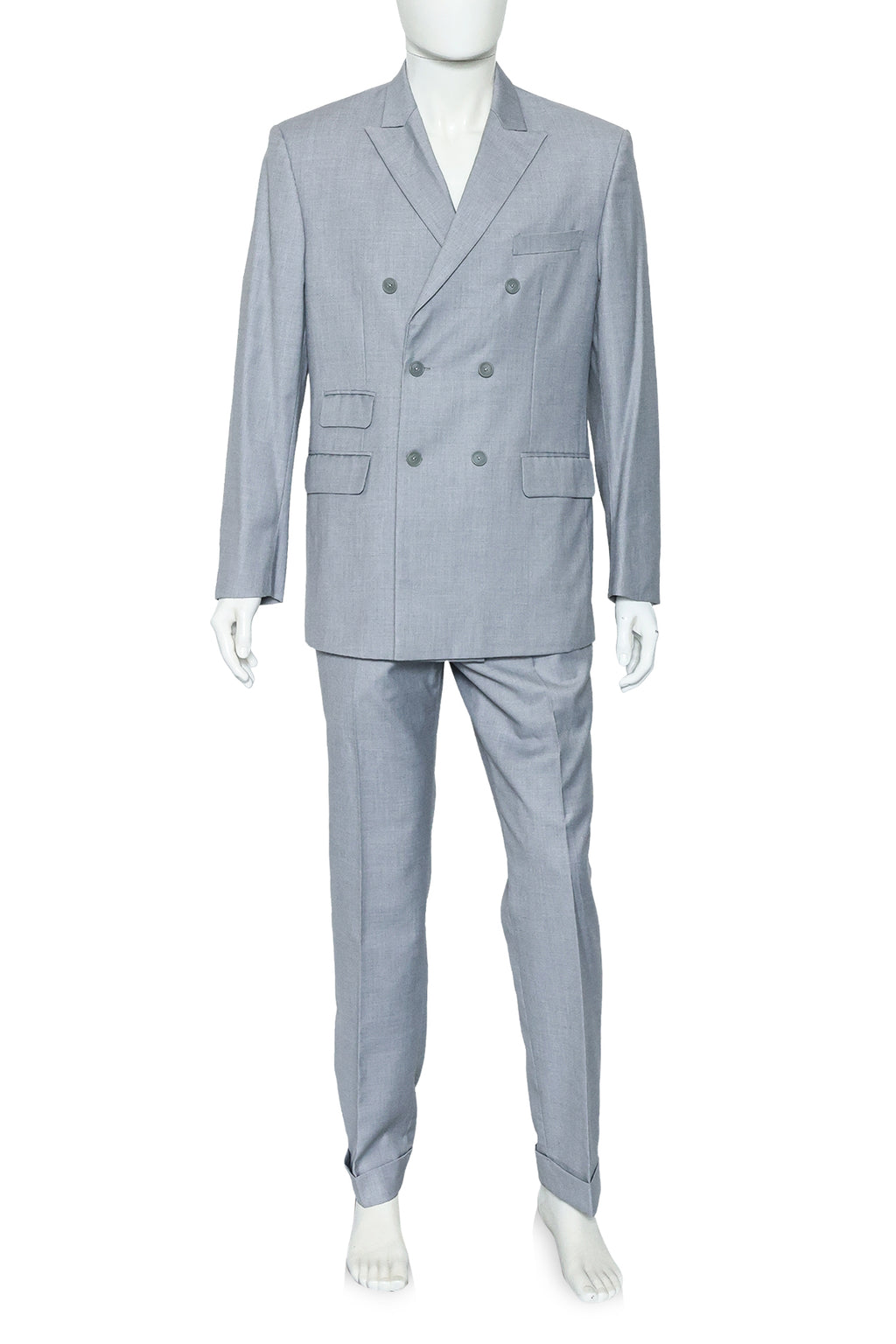 OXFORD TAILOR - A LIGHT GREY DOUBLE-BREASTED SUIT (2 PCE)