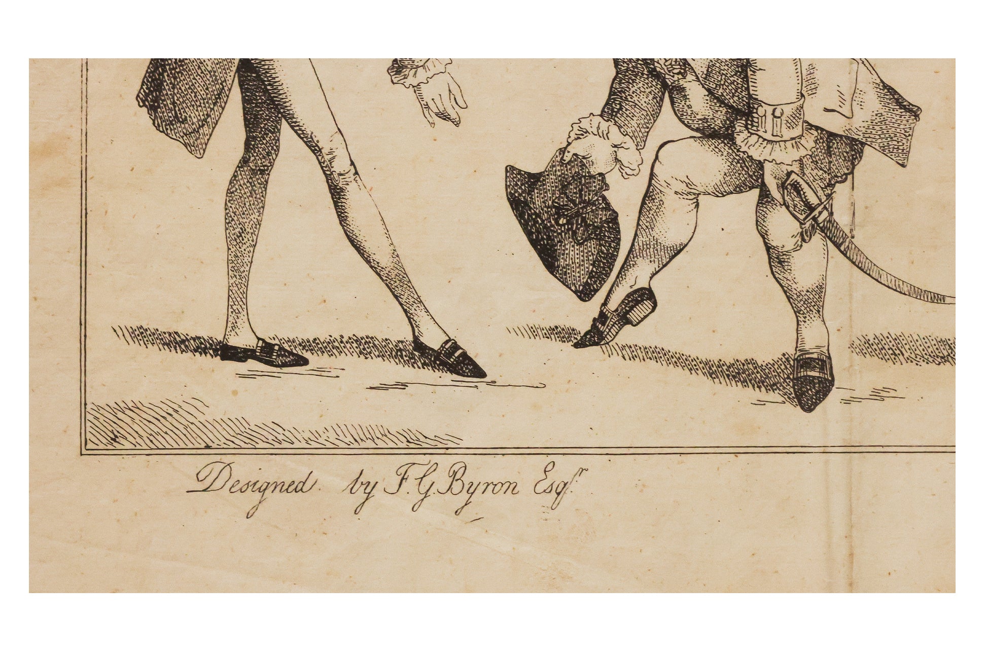 THE PRINCE'S BOW - A SET OF THREE SATIRICAL PRINTS