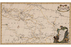 TWO EARLY HAND-COLOURED AND ENGRAVED MAPS OF TIBET, JEAN B. B. D'ANVILLE, 1737