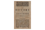 THE HISTORY OF THE GRECIAN WAR: IN EIGHT BOOKS WRITTEN BY THUCYDIDES VOL I AND II