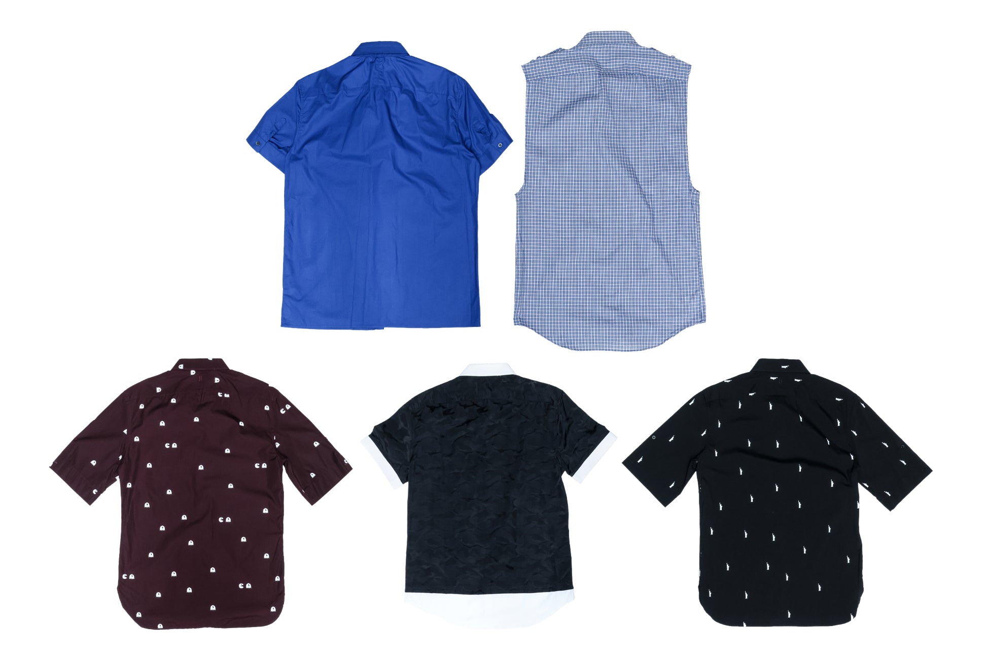 NEIL BARRETT - A GROUP OF FIVE MEN'S SHIRTS