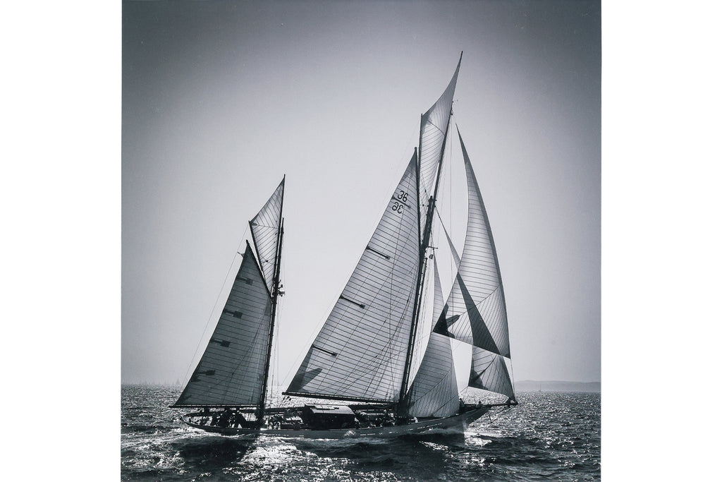 A GROUP OF SIX FRAMED PHOTOGRAPHS