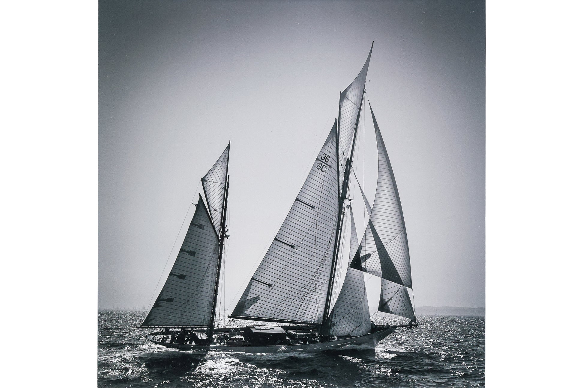 A GROUP OF SIX FRAMED PHOTOGRAPHS