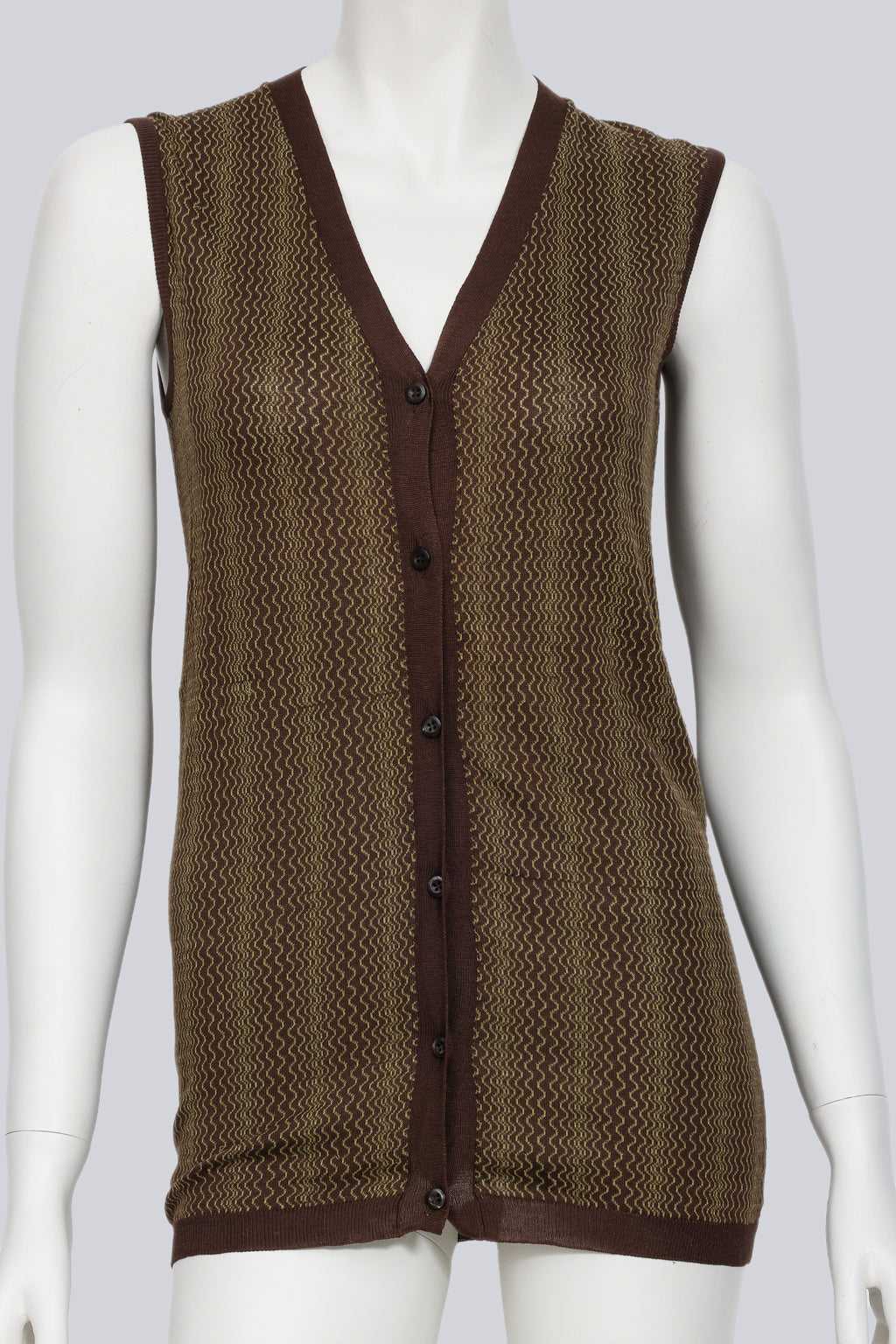 PRADA - A SLEEVELESS KNITWEAR VEST