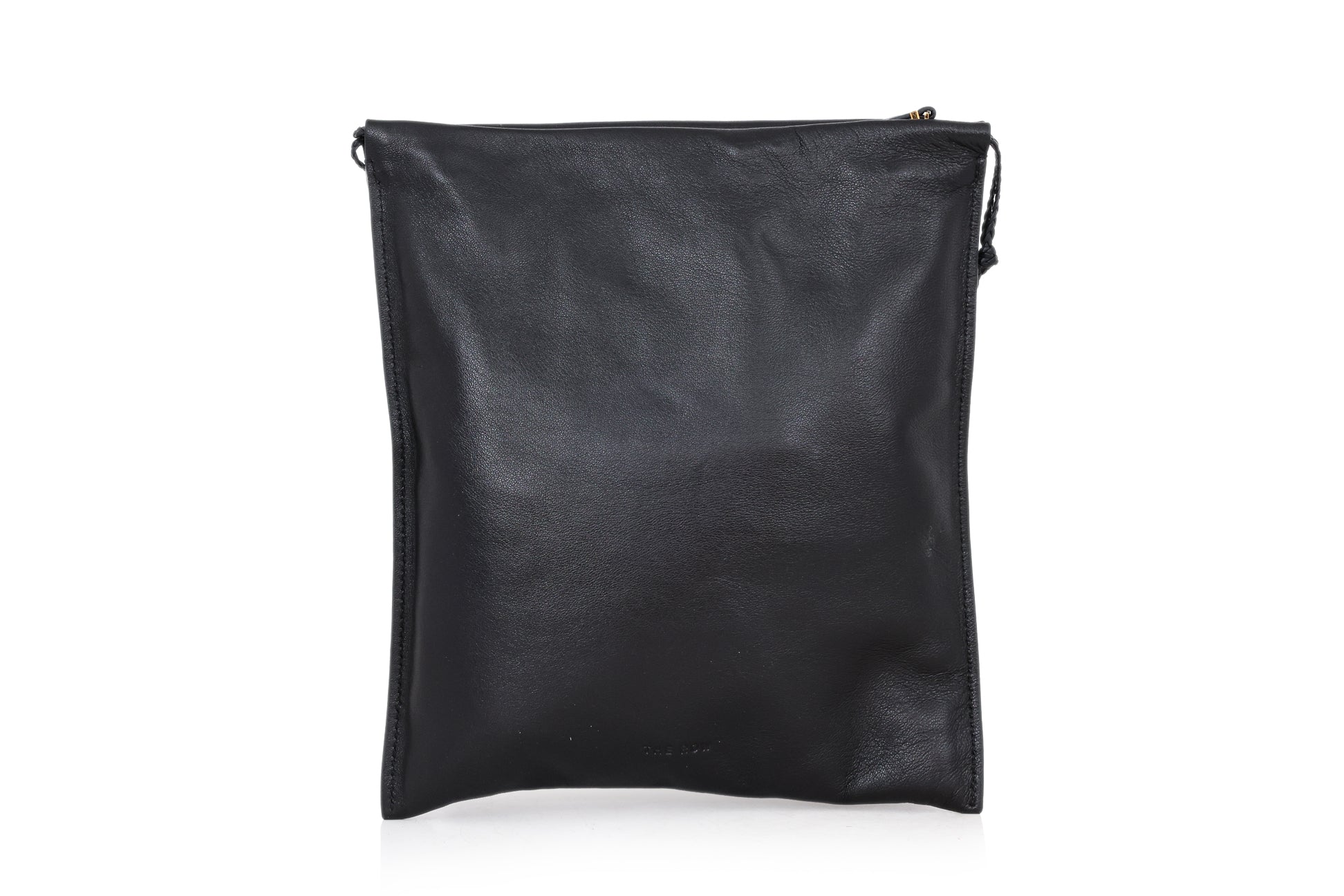 THE ROW - A BLACK NAPPA LEATHER MEDICINE POUCH