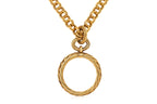 A CHANEL MONOCLE ON CHAIN