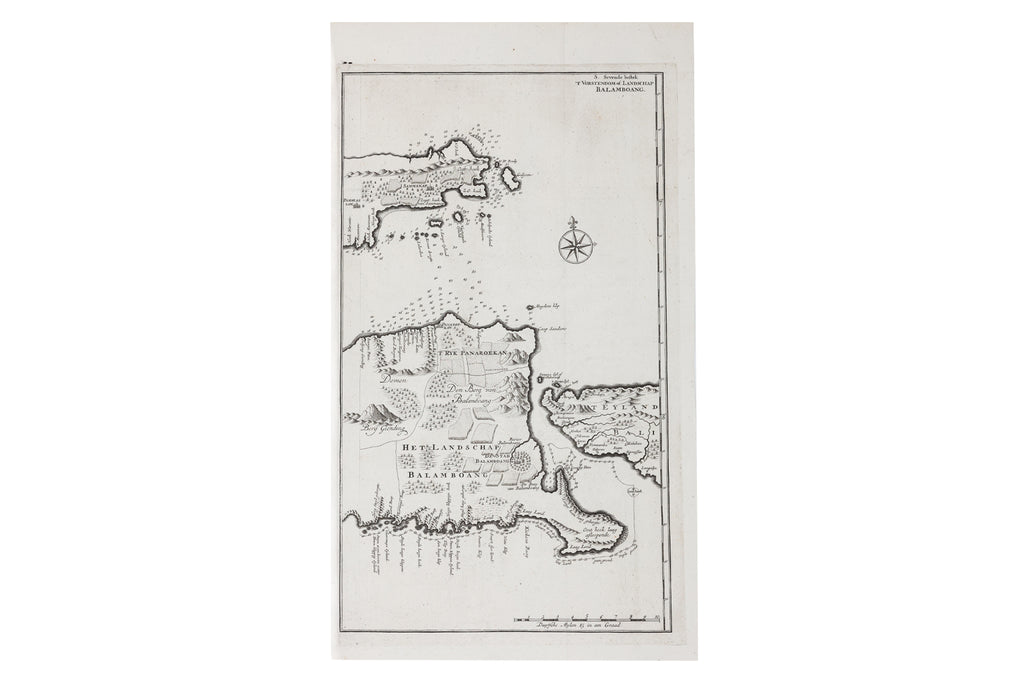NIEUWE EN ZEER NAAUKEURIGE KAART VAN T EYLAND JAVA MAJOR OF GROOT JAVA, FRANCOIS VALENTYN, 1724