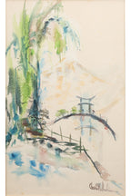 CHARLOTTE HACKIN (AMERICAN, XX/XXI) - BRIDGE WITH BAMBOO