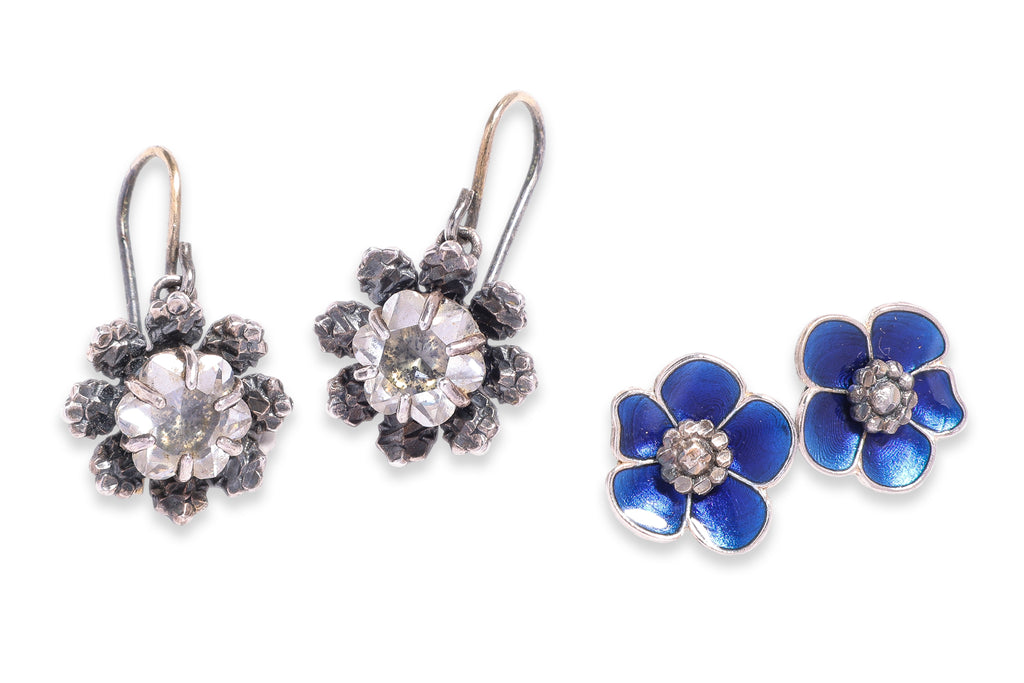 BOTTEGA VENETA - TWO PAIRS OF EARRINGS