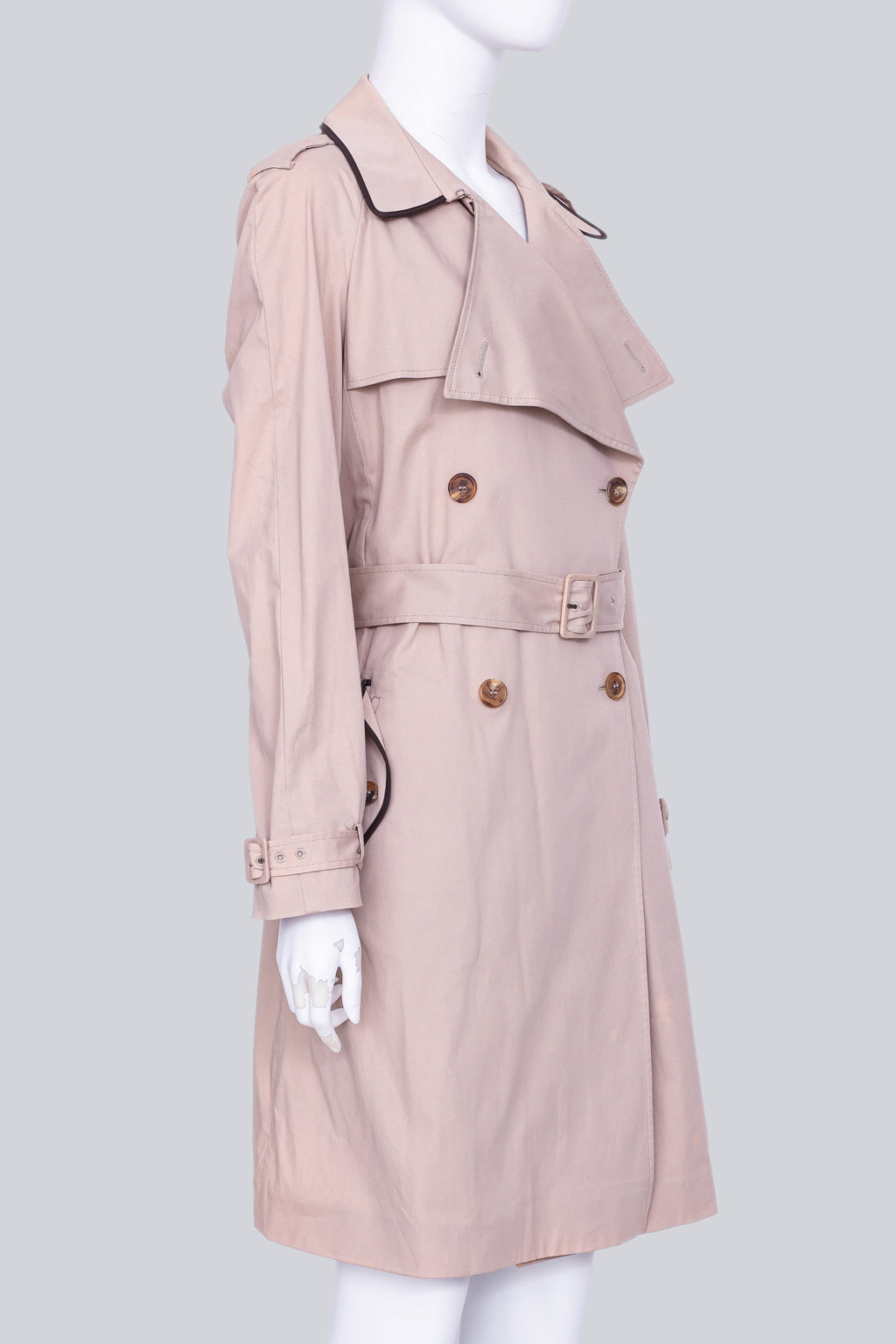 MIU MIU - A DOUBLE BREASTED TRENCH COAT