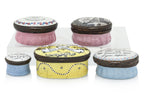 A GROUP OF FIVE BILSTON ENAMEL BOXES