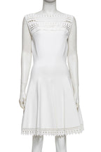ALAÏA - A CUTOUT TRIM MINI DRESS