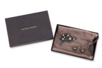 BOTTEGA VENETA - A PAIR OF EARRINGS AND NECKLACE