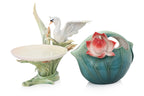 A GROUP OF FOUR FRANZ PORCELAIN ITEMS