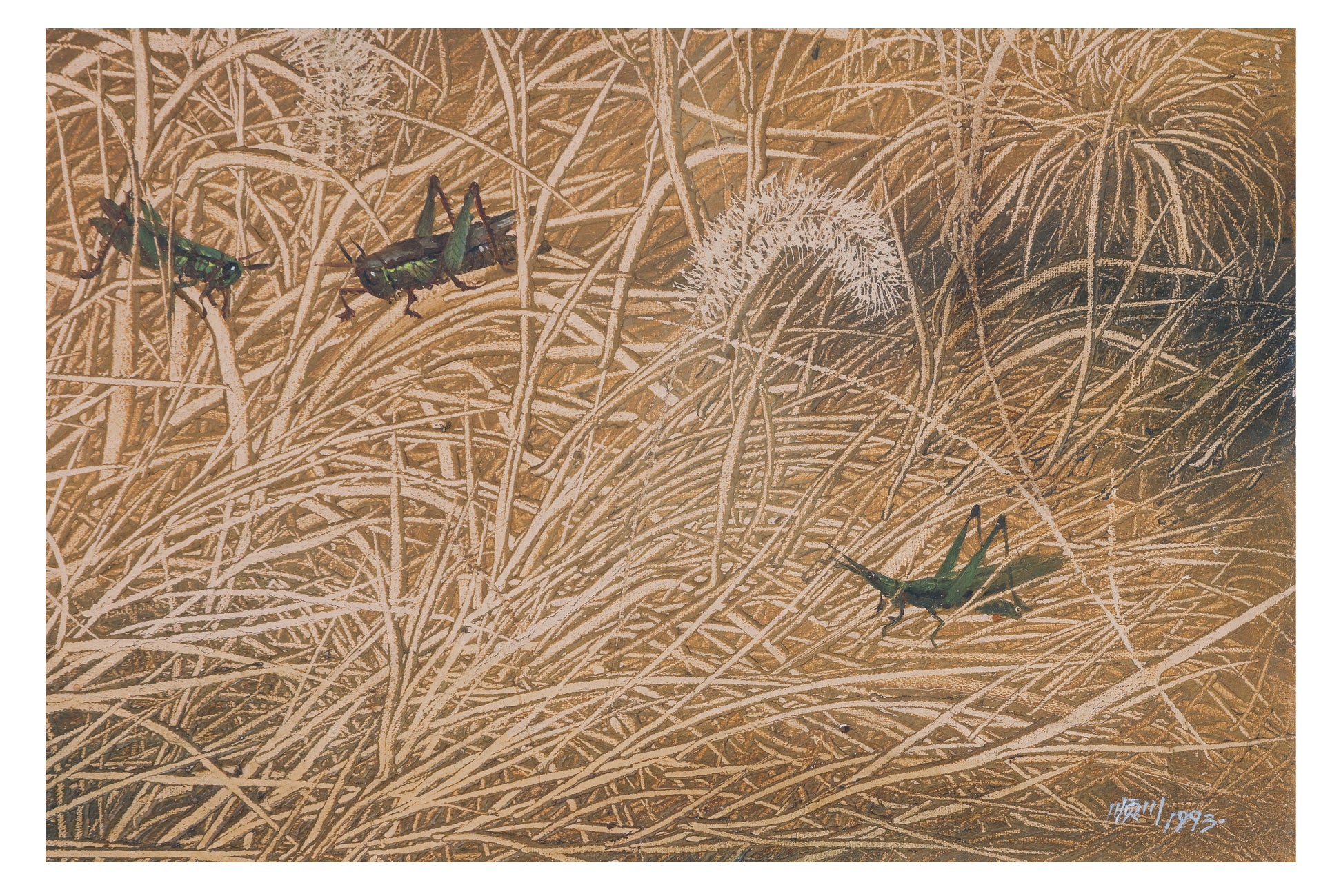 ZHANG SHUNCHUAN (CHINESE, B.1952) - 'SOUND OF SPRING', 1993