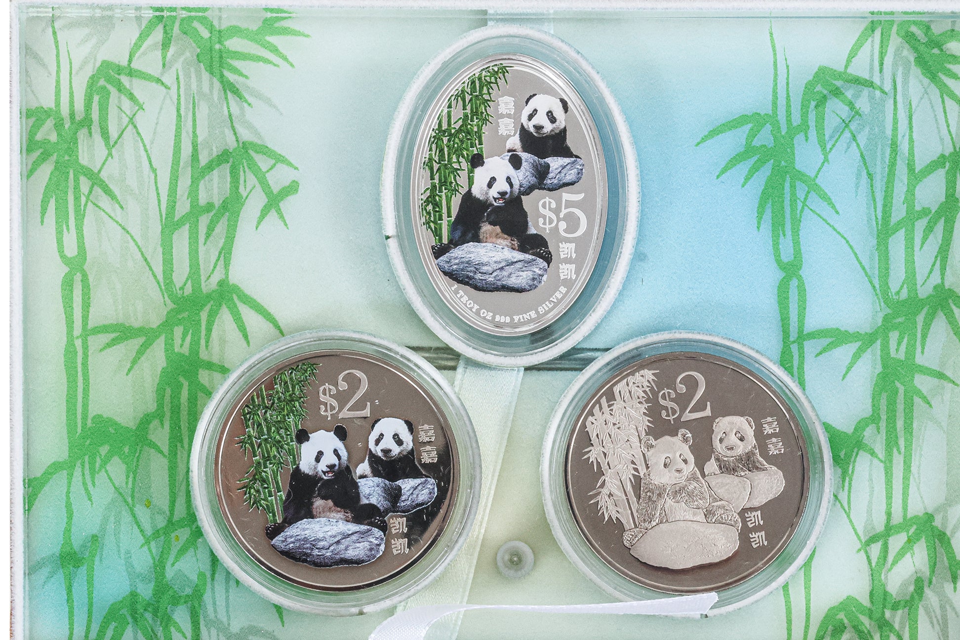 SINGAPORE, ASSORTED SILVER PROOF COIN SETS (3)