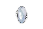 AN ABALONE SHELL RING