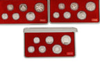 SINGAPORE, SILVER PROOF COIN SETS, 1983-1987 (5)