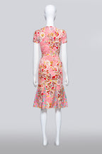 JOHN GALLIANO - A PINK FLORAL SET