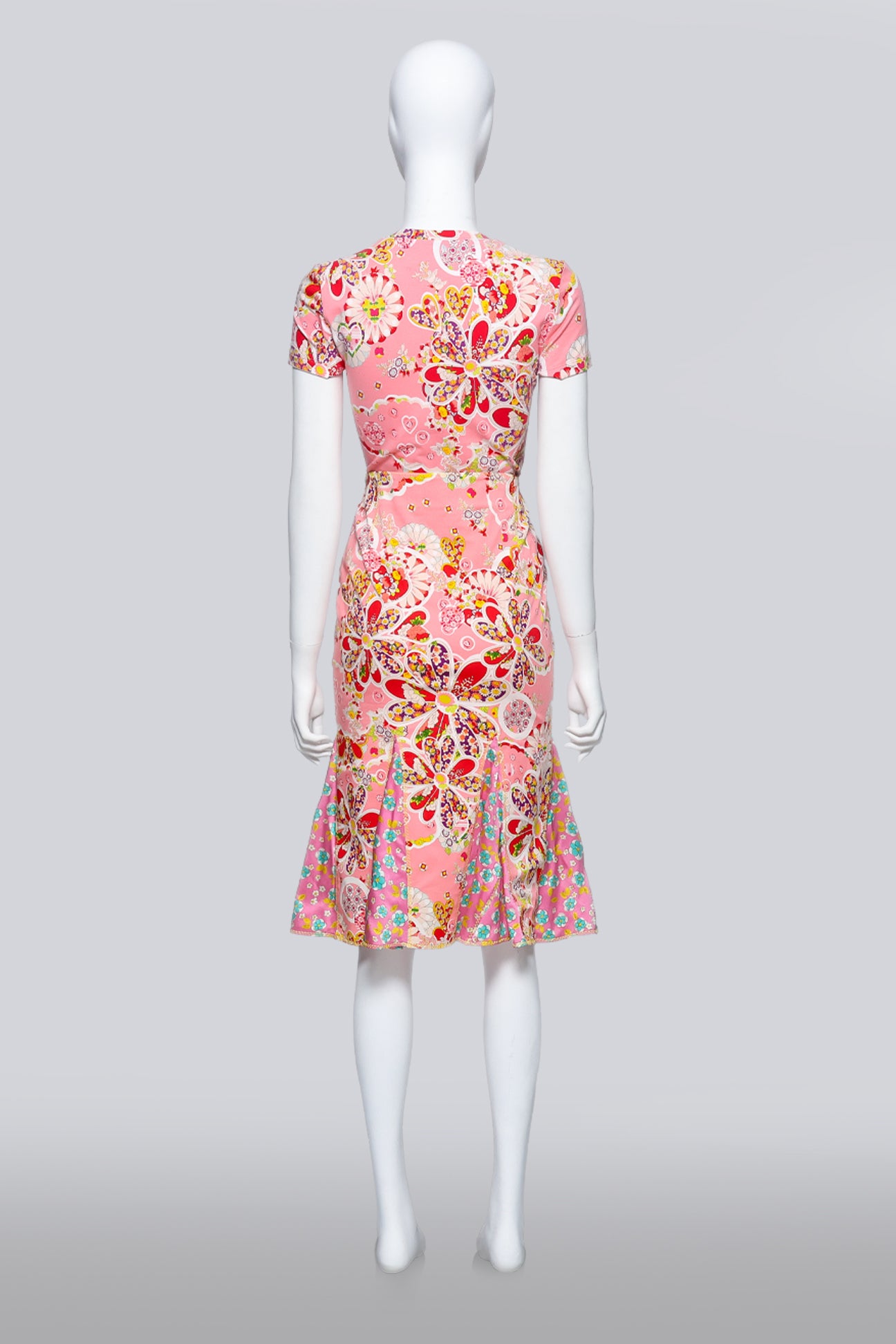 JOHN GALLIANO - A PINK FLORAL SET
