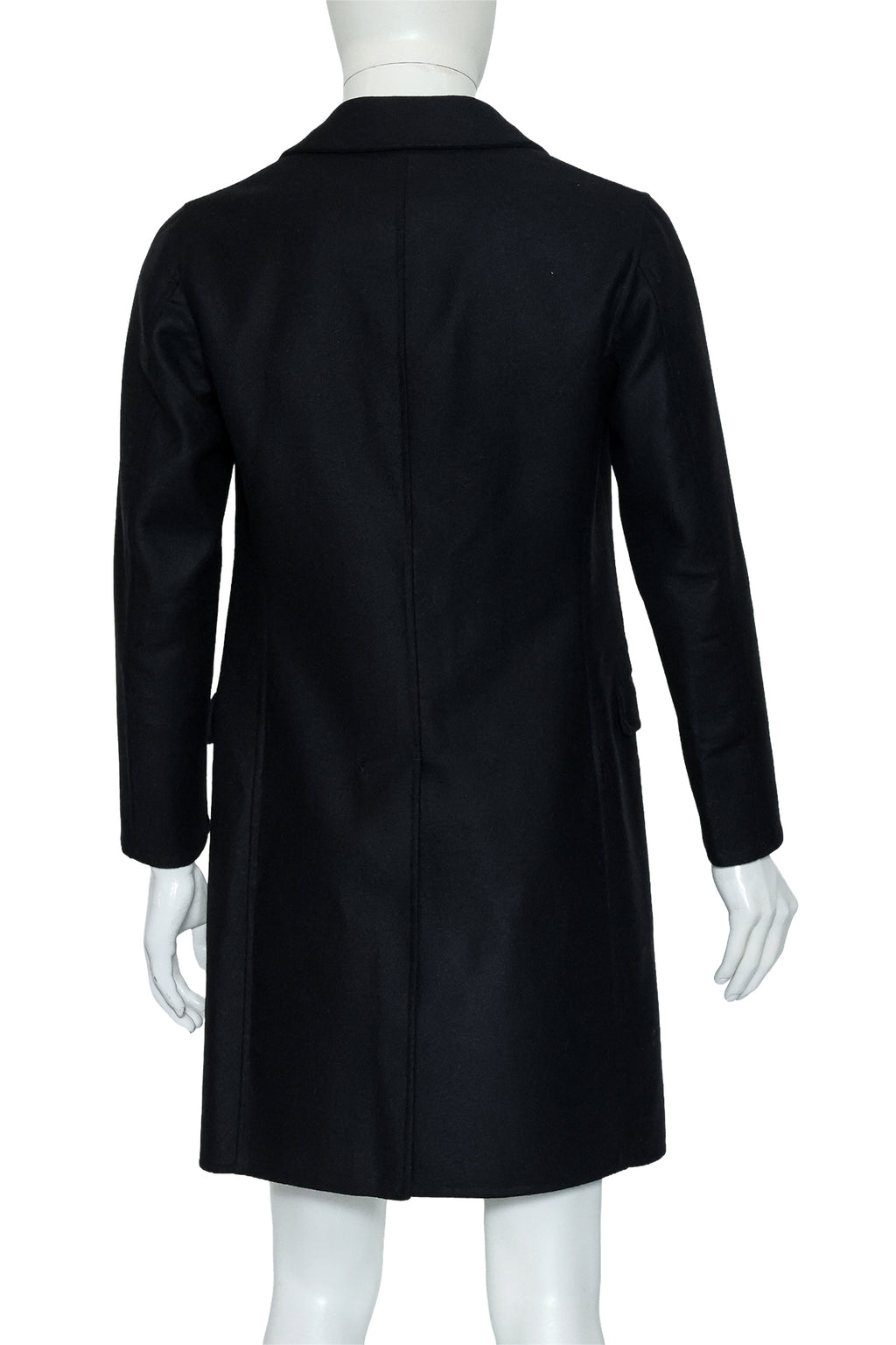 JIL SANDER - A CAMEL HAIR OVERCOAT