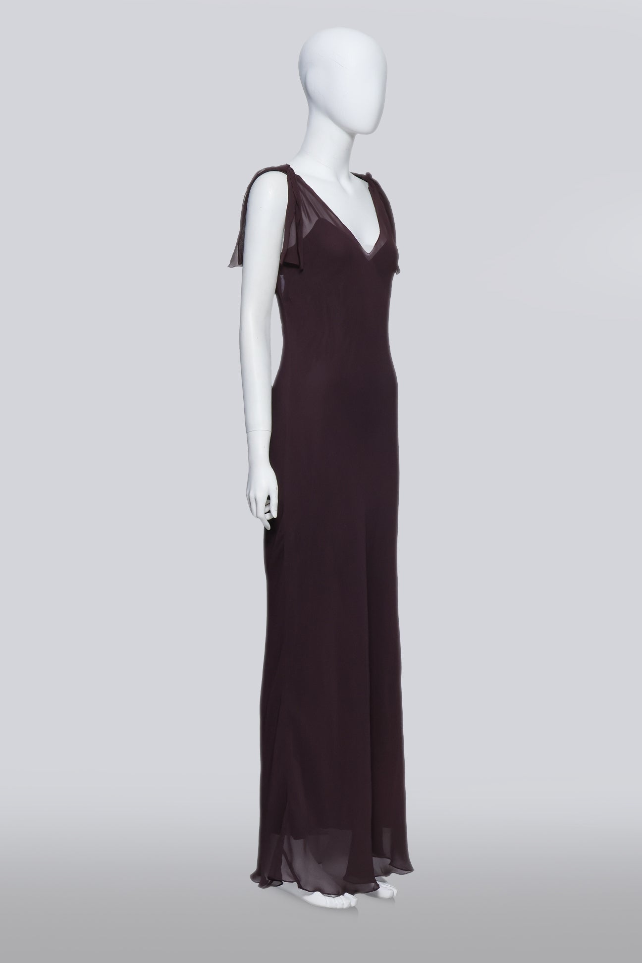 PHILOSOPHY DI ALBERTA FERRETTI - A DARK PURPLE DRESS