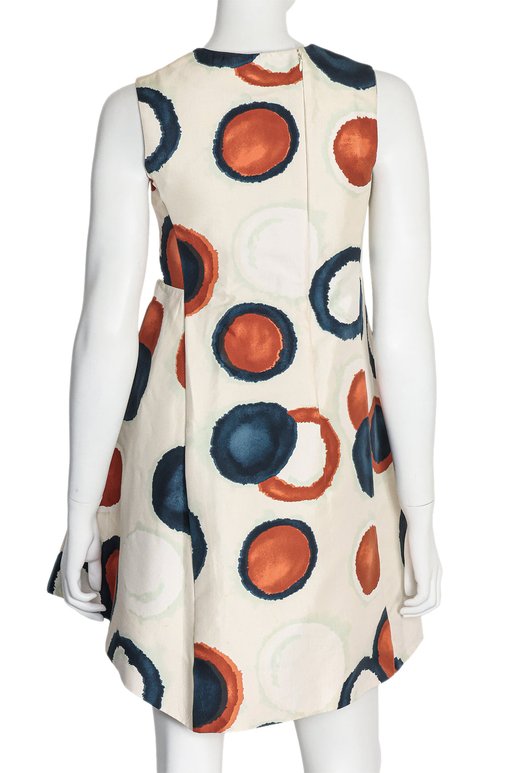 MARNI - A SLEEVELESS POLKA DOT PRINT DRESS