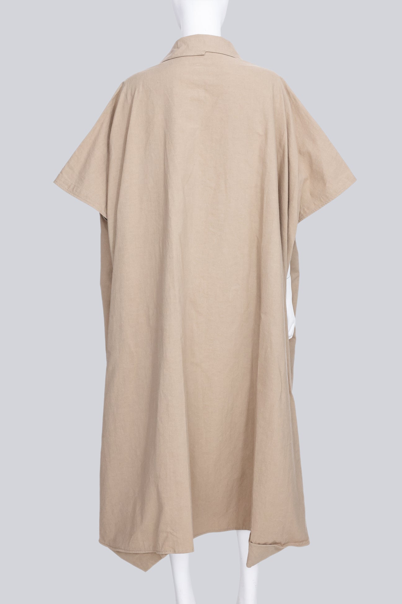 REGULATION YOHJI YAMAMOTO - A BEIGE TENT UTILITY DRESS