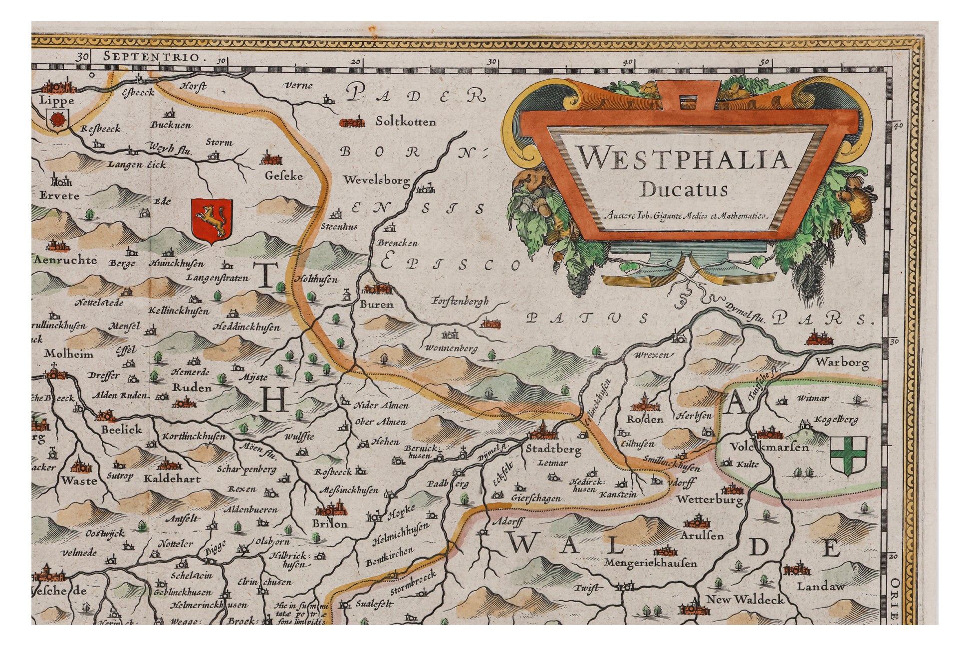 WESTPHALIA DUCATUS, WILLEM BLAEU, 1635