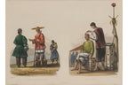 A GROUP OF THREE CHINESE ETHNOGRAPHIC AQUATINTS, ARTHUS BERTRAND AFTER EDMOND-FRANCOIS PARIS,C.1835