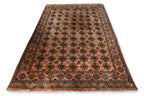 AN AFGHAN ELEPHANTS FOOT CARPET (302 X 193CM)