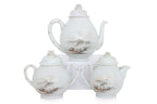A JAPANESE EGGSHELL PORCELAIN TEA SET