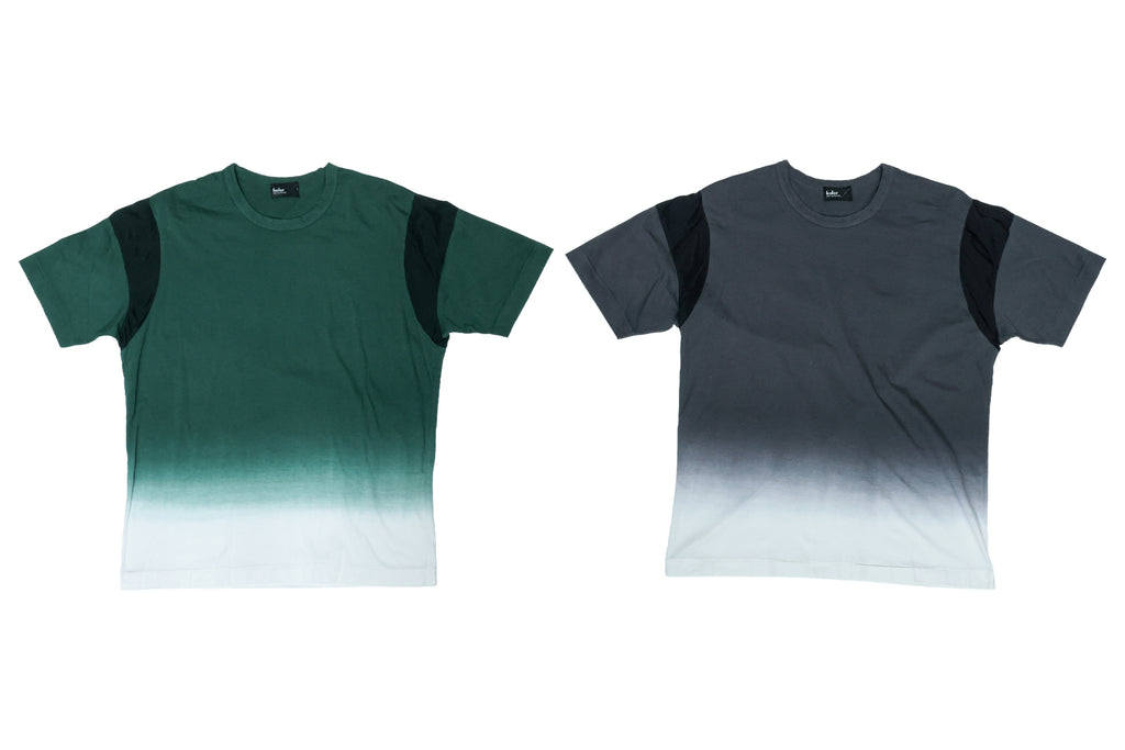 KOLOR - TWO GRADIENT COTTON T-SHIRTS