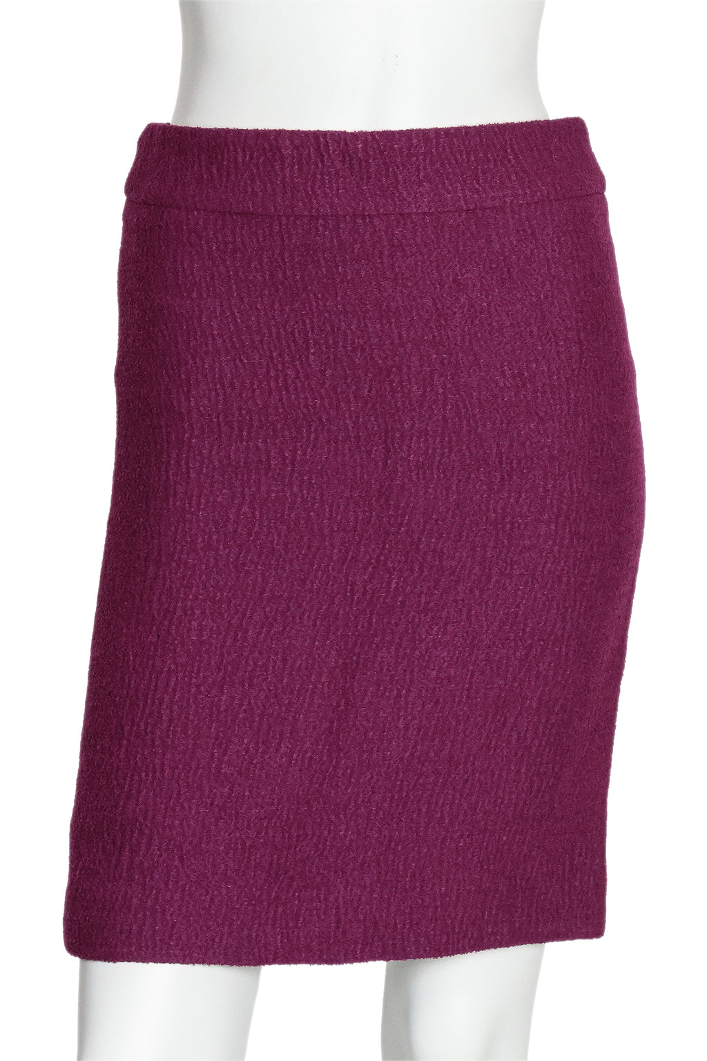 DRIES VAN NOTEN - A FUCHSIA TEXTURED SKIRT