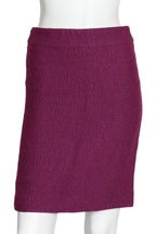 DRIES VAN NOTEN - A FUCHSIA TEXTURED SKIRT
