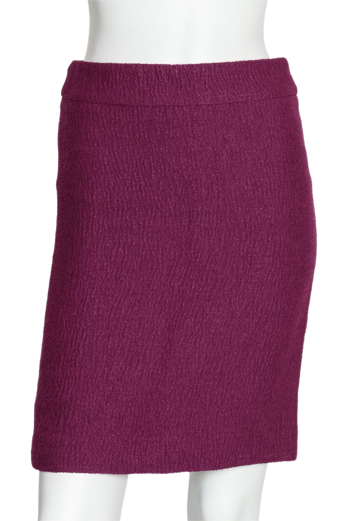 DRIES VAN NOTEN - A FUCHSIA TEXTURED SKIRT
