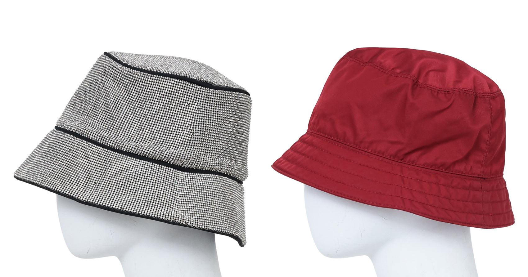 KARA & PRADA - TWO BUCKET HATS