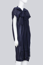 COMME DES GARÇONS TRICOT - A 2011 PURPLE LACE DETAILED DRESS