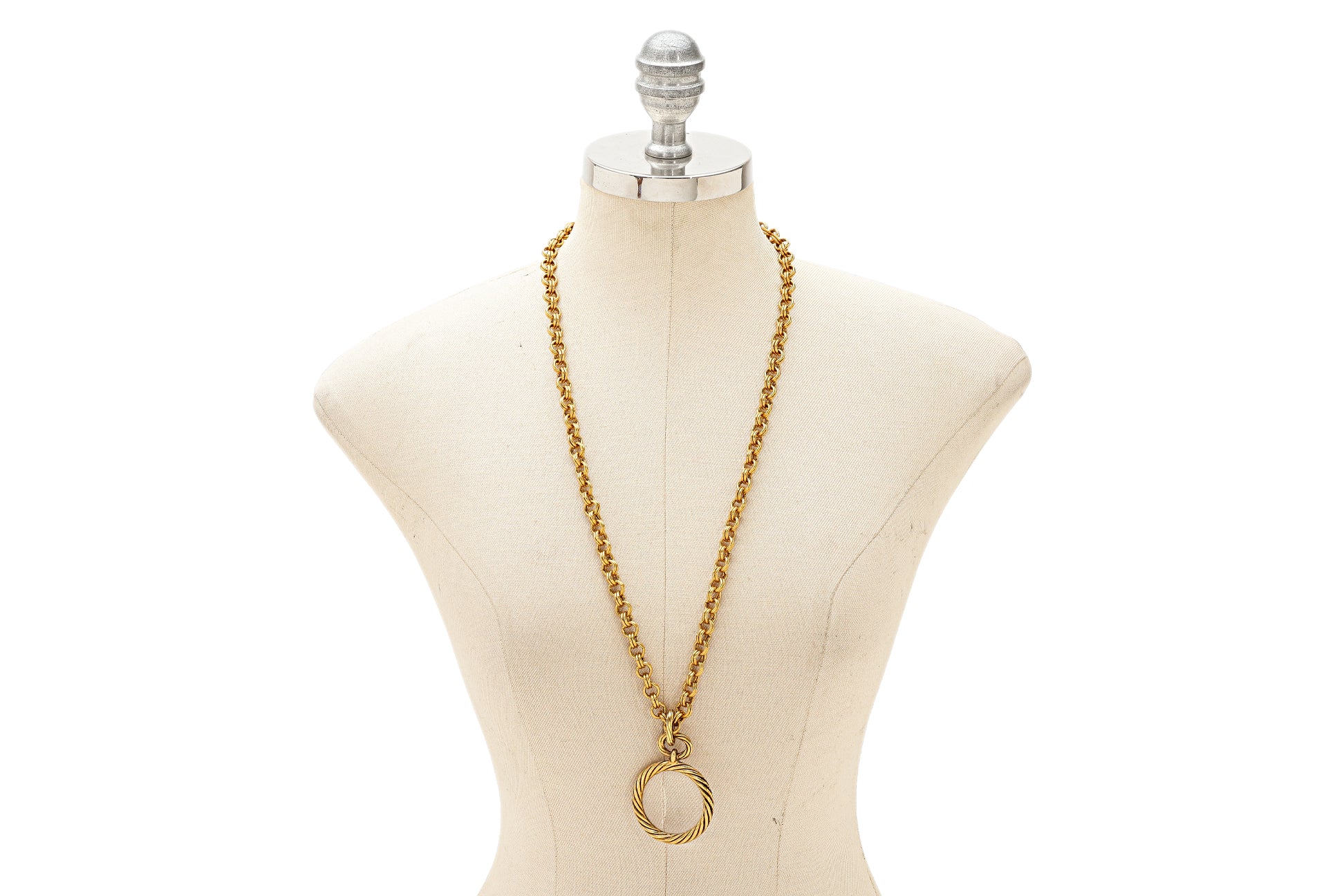 A CHANEL MONOCLE ON CHAIN