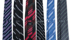 DKNY, HUGO BOSS AND ERMENEGILDO ZEGNA - A GROUP OF SIX STRIPED MEN'S TIES