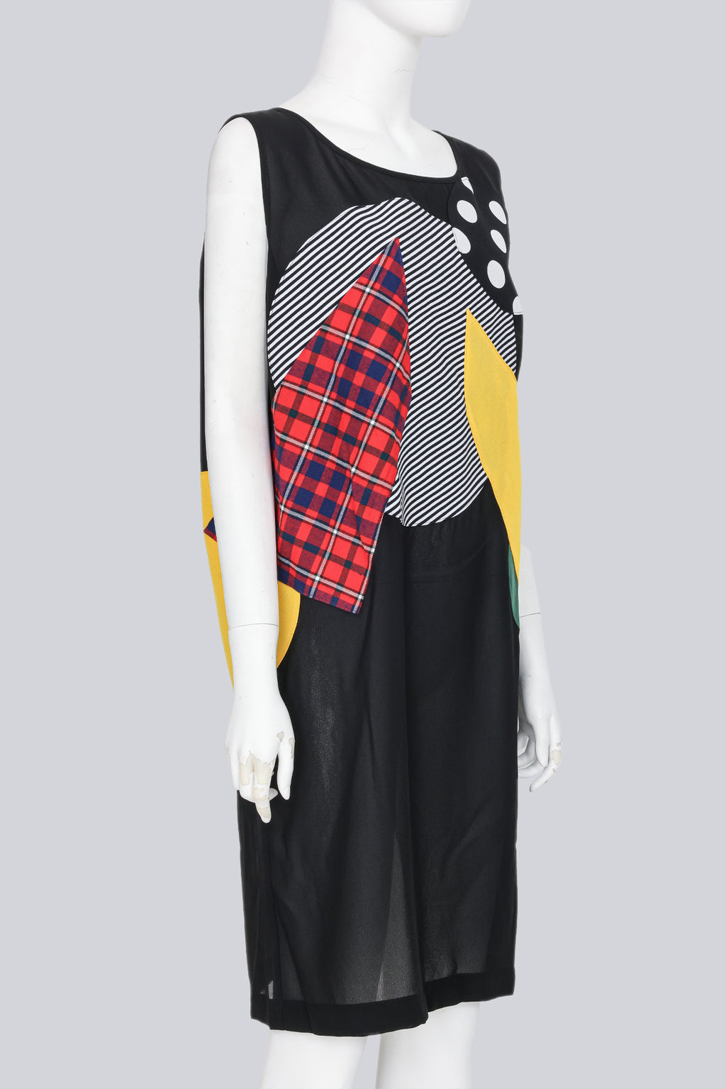 JUNYA WATANABE COMME DES GARCONS - A 2014 ABSTRACT PATCHWORK SHIFT DRESS