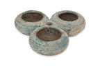 A GREEN-GLAZED MONEY BOX AND A TRIPLE-MOUTHED VESSEL