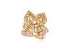 A DIAMOND RIBBON RING