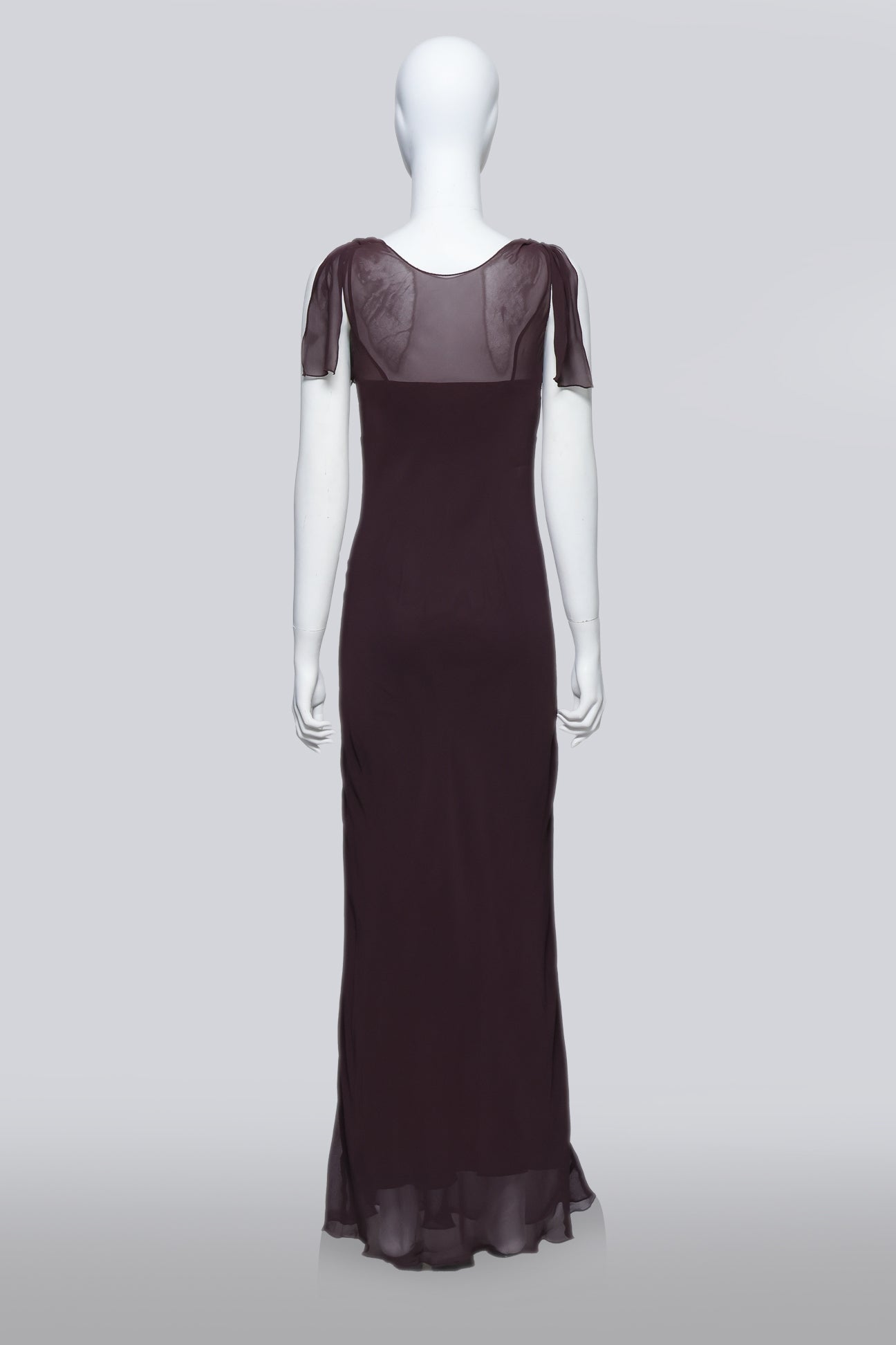 PHILOSOPHY DI ALBERTA FERRETTI - A DARK PURPLE DRESS