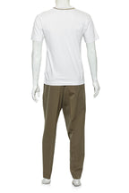 COMME DES GARCONS HOMME PLUS - A WHITE AND BEIGE ENSEMBLE