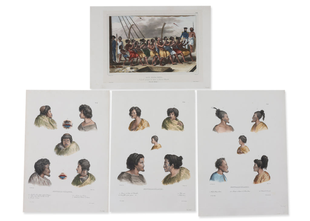 A GROUP OF FOUR 19TH CENTURY LITHOGRAPHS OF NEW ZEALAND