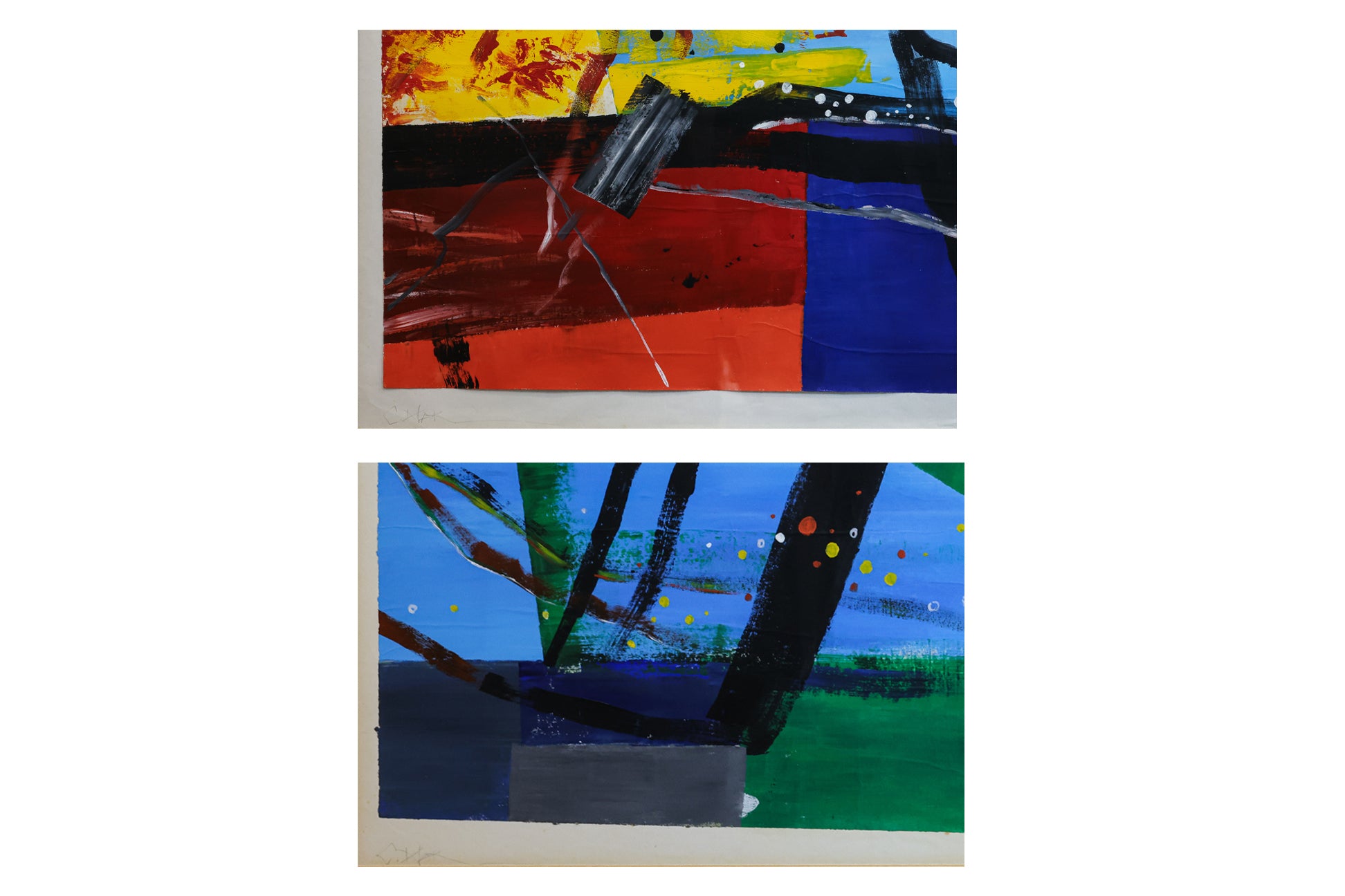 FONG KIM SENG (MALAYSIAN, B. 1949) - NATURE EMBRACE I AND II, 2001